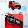Lovely Baby LB 4002EL Battery Operated Kids Ride-On Vehicle with, EVA Wheels, Music, LED Lights, Seat Belt, Sit and Drive Car for Boys &amp; Girls Ages 2-6 Years - Red