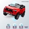 Lovely Baby LB 4002EL Battery Operated Kids Ride-On Vehicle with, EVA Wheels, Music, LED Lights, Seat Belt, Sit and Drive Car for Boys &amp; Girls Ages 2-6 Years - Red