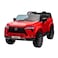 Lovely Baby LB 4002EL Battery Operated Kids Ride-On Vehicle with, EVA Wheels, Music, LED Lights, Seat Belt, Sit and Drive Car for Boys &amp; Girls Ages 2-6 Years - Red