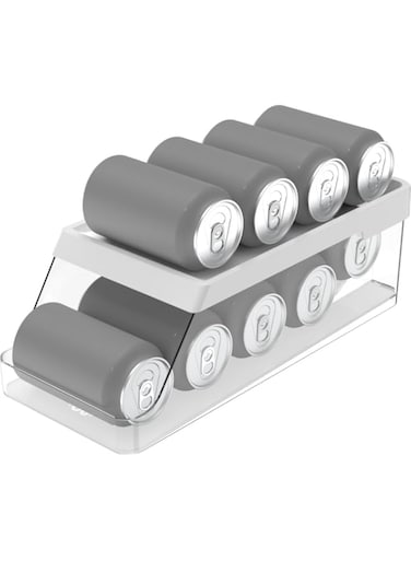 OU Clear Fresh Can Organizer Roll, White