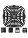 GXF Air Fryer Accessories for Instant Pot Vortex Plus 6 in 1 6 QT Gourmia GAF735 6 QT Air Fryer, Air Fryer Replacement Parts Tray Rack Grill Plate Grill Pan Crisper Plate, Dishwasher Safe