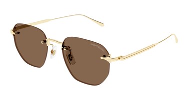 Mont Blanc Round-Style Sunglasses