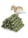 12 Pcs Rabbit Chew Toys, Natural Timothy Grass Small Animal Treats Natural Timothy Grass Chew Toys, Pet Snacks Molar Teeth Grinding Toy for Chinchillas Hamsters Guinea Pig Dwarf Rabbit Gerbils
