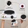 Tradeo Single Burner Electric Hot Plate: Portable Countertop Stove with Adjustable Temperature Control