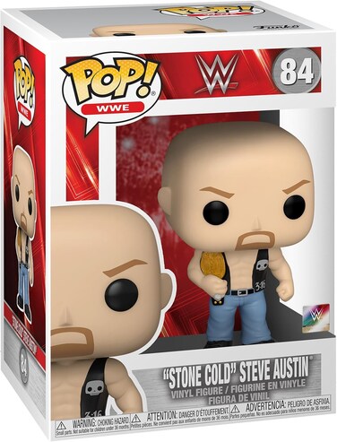 مجسمات فينيل Funko Pop! WWE: ستيف أوستن مع الحزام