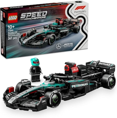 LEGO Speed Champions Mercedes-AMG F1 W15 Race Car Toy with a Collectible Formula 1 Driver Minifigure - Model Kits for 10+ Year Old Boys &amp; Girls or Adult Motorsport Fans 77244