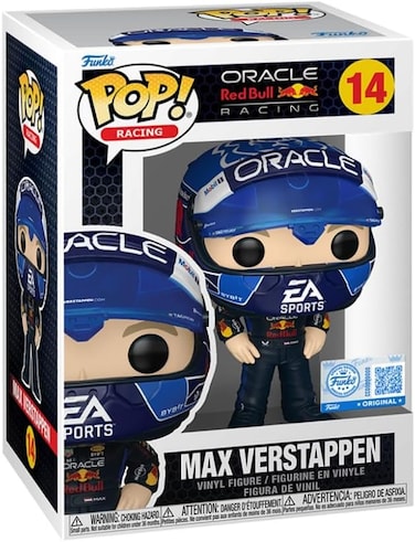 Funko Pop! Formula 1: Racing - Max Verstappen (with USA Helmet) Exclusive Vinyl Figure