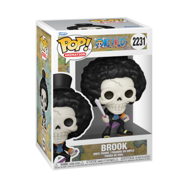 Funko Pop! Television: One Piece &acirc;&euro;&ldquo; Brook with Soul Solid Vinyl Figure