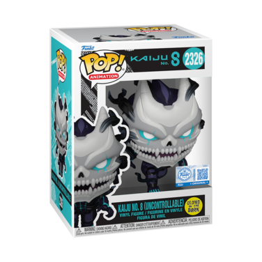 Funko Pop! Animation: Kaiju No.8 - Kaiju No.8 Uncontrollable Glow in The Dark Vinyl Figure