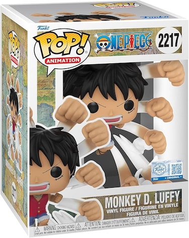 Funko Pop! Anime: One Piece Monkey D. Luffy (Gum Gum Gatling) Premium Vinyl Figure