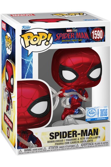 Funko Pop! Marvel: Brand New Day Metallic Spider-Man