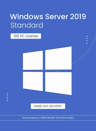 Microsoft Windows Server 2019 Standard   100 PC License   Digital License   SAME DAY DELIVERY