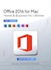 Microsoft Office 2016 for Mac   Home &amp; Business for Lifetime Subscription for 1 Device   Digital License   SAME DAY DELIVERY