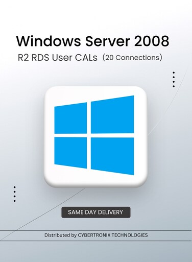 Microsoft Windows Server 2008 R2 RDS User CALs (20 Connections)   Digital License   SAME DAY DELIVERY