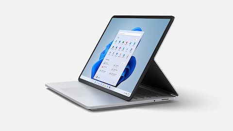 Microsoft Surface Laptop Studio, Intel i7-11370H, 32GB RAM, 2TB SSD, 4GB NVIDIA GeForce RTX 3050 Ti, 14.4-inch PixelSense Display, Windows 11 Home, Platinum, English/Arabic Keyboard   AI2-00013