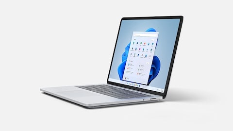 Microsoft Surface Laptop Studio, Intel i7-11370H, 32GB RAM, 2TB SSD, 4GB NVIDIA GeForce RTX 3050 Ti, 14.4-inch PixelSense Display, Windows 11 Home, Platinum, English/Arabic Keyboard   AI2-00013