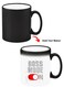 Color Changing Heat Sensitive Ceramic Mug, Image Revealed When HOT Liquid is Added! Boss Mode