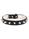 MUZIEBA Dog Collar with Spikes,Rivet Dog Collar, Leather Spiked Studded Dog Pet Collars for Small Medium Large Dogs (XS: for Neck Girth：7 1/2-12 1/2 in, Black)