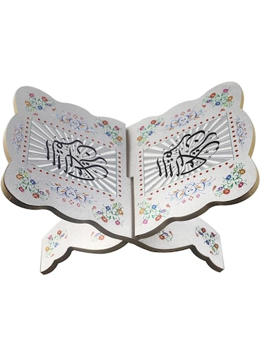 Quran Holder,Foldable Koran Holy Book Stand Holder Bookshelf Holder for Koran Holy Bible Books,Eid Ramadan Reading Shelf for Muslim Eid Ramadan Religious Gift