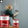 Emirates Premium Off White 801 Aqua Emulsion Wall Paint 3.6 Litre - Smooth &amp; Flat Finish for Interior Walls