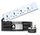 Hassan Heavy Duty Extension Board with Universal Sockets Long Cable Options 4 socket 3 meter ,13A Max 3000W 220-240V, Durable Power Strip for Home, Office Work Place