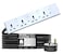 Hassan Heavy Duty Extension Board with Universal Sockets Long Cable Options 4 socket 10 meter ,13A Max 3000W 220-240V, Durable Power Strip for Home, Office Work Place