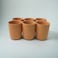 ARK Naturals Terrapura Pure Clay Handmade Clay Glasses Set of 6 Pieces. Each Glass 300 ml x 6 Pieces