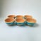 ARK Naturals Terrapura Pure Clay Handmade Hand Painted Clay Bowls Set of 6 Pieces. 180 ml each