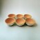 ARK Naturals Terrapura Pure Clay Handmade Hand Painted Clay Bowls Set of 6 Pieces. 180 ml each