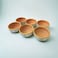 ARK Naturals Terrapura Pure Clay Handmade Hand Painted Clay Bowls Set of 6 Pieces. 200 ml each