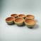 ARK Naturals Terrapura Pure Clay Handmade Hand Painted Clay Bowls Set of 6 Pieces. 200 ml each