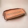 ARK Naturals DhaaroVibes Handmade Hand Painted Clay Tray 37 x 18 cm. Organic