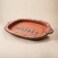 ARK Naturals DhaaroVibes Handmade Hand Painted Serenity Clay ServingTray 33 x 22 cm. Organicfir gift