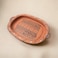 ARK Naturals DhaaroVibes Handmade Hand Painted Serenity Clay ServingTray 33 x 22 cm. Organicfir gift