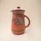 ARK Naturals DhaaroVibes Handmade Hand Painted Clay Zenith water Jug 1200 ml. Organic