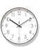 U-HOOME Wall Clock,Black Wall Clock Silent Non Ticking 12 Inch,Modern Wall Clocks Battery Operated, Round Easy to Read clock for Bedroom, Living Room, Office, Home, Kitchen, Bathroom