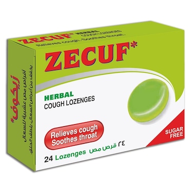 Zecuf Herbal Sugar Free Lozenges 24's