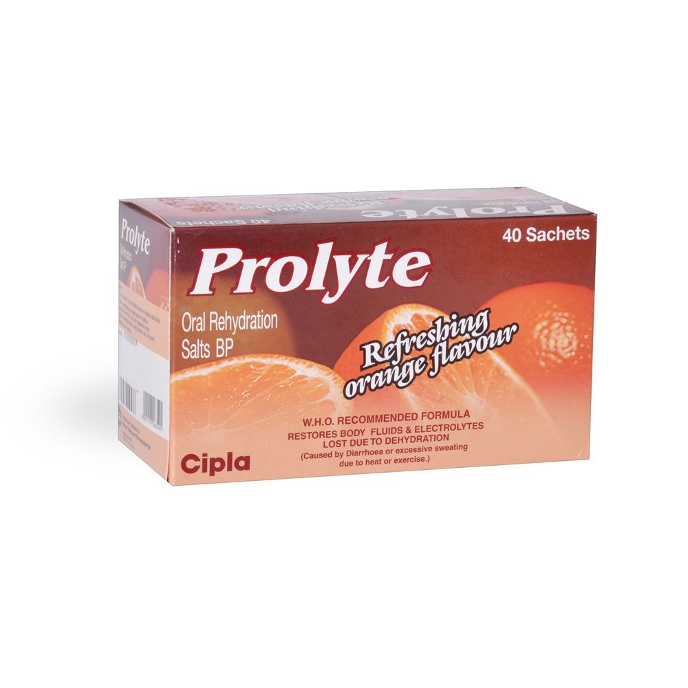 Buy Prolyte Orange Sachets 4.2 g 40's Online | Carrefour UAE