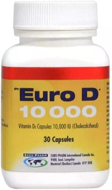 TML Euro D 10000 IU Capsules 30's