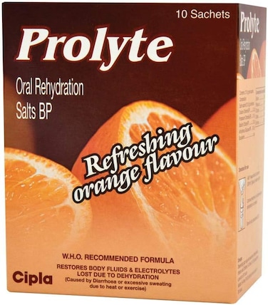 TML Prolyte Oral Rehydration Salts Orange Sachets 21 G 10's