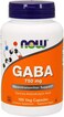 OMS Now Gaba 750Mg Veg Capsules 100's