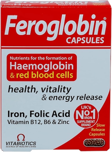 Vitabiotics Feroglobin B12 Capsules 30's
