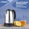 Bajaj KTX 1.8L Deluxe Electric Kettle   800W   Stainless Steel Body   Auto Shut-Off &amp; Safety Protection   Fast Boiling Water Kettle for Home &amp; Office Use