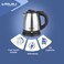 Bajaj KTX 1.8L Deluxe Electric Kettle   800W   Stainless Steel Body   Auto Shut-Off &amp; Safety Protection   Fast Boiling Water Kettle for Home &amp; Office Use