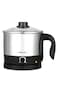 BAJAJ KTS 1.0 Litre Multicook Electric Kettle   1200W   Stainless Steel Body   Auto Shut-Off   Multipurpose for Boiling Water, Milk, Eggs, Noodles, and More