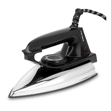 Bajaj DX-2 600W Dry Iron &ndash; Non-Stick Soleplate, Cool Touch Body, Lightweight Design (Black)