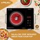 Bajaj IRX 220F 2200-Watt Infrared Cooktop &ndash; High-Efficiency Glass Top Electric Cooker with Touch Controls &amp; Timer Function