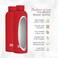 ZeroSpace Stainless Steel Water Bottle, 750ml Insulated Water Bottle for Kids School, Double Wall Water Thermos Flask for Hot &amp; Cold Drinks, Sports Hot Water Bottle (Red)