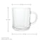 Borosil Glass Latte Mug, 240 ml &ndash; Heat-Resistant, Microwave &amp; Dishwasher Safe &ndash; Ideal for Coffee, Latte &amp; Hot Beverages, MUG0065