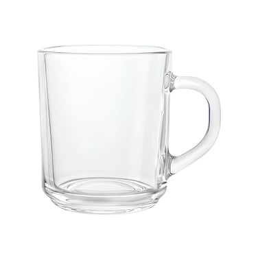 Borosil Glass Latte Mug, 240 ml &ndash; Heat-Resistant, Microwave &amp; Dishwasher Safe &ndash; Ideal for Coffee, Latte &amp; Hot Beverages, MUG0065